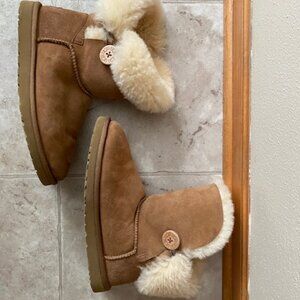 Beige UGG boots